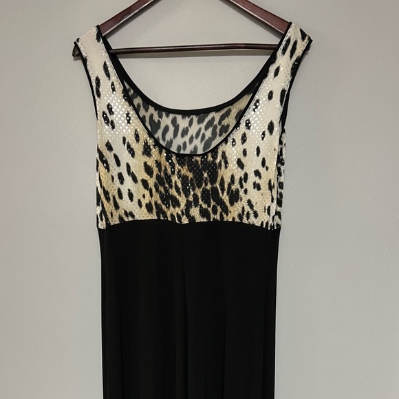 Joseph Ribkoff leopard print maxi dress - Picture 4 of 5